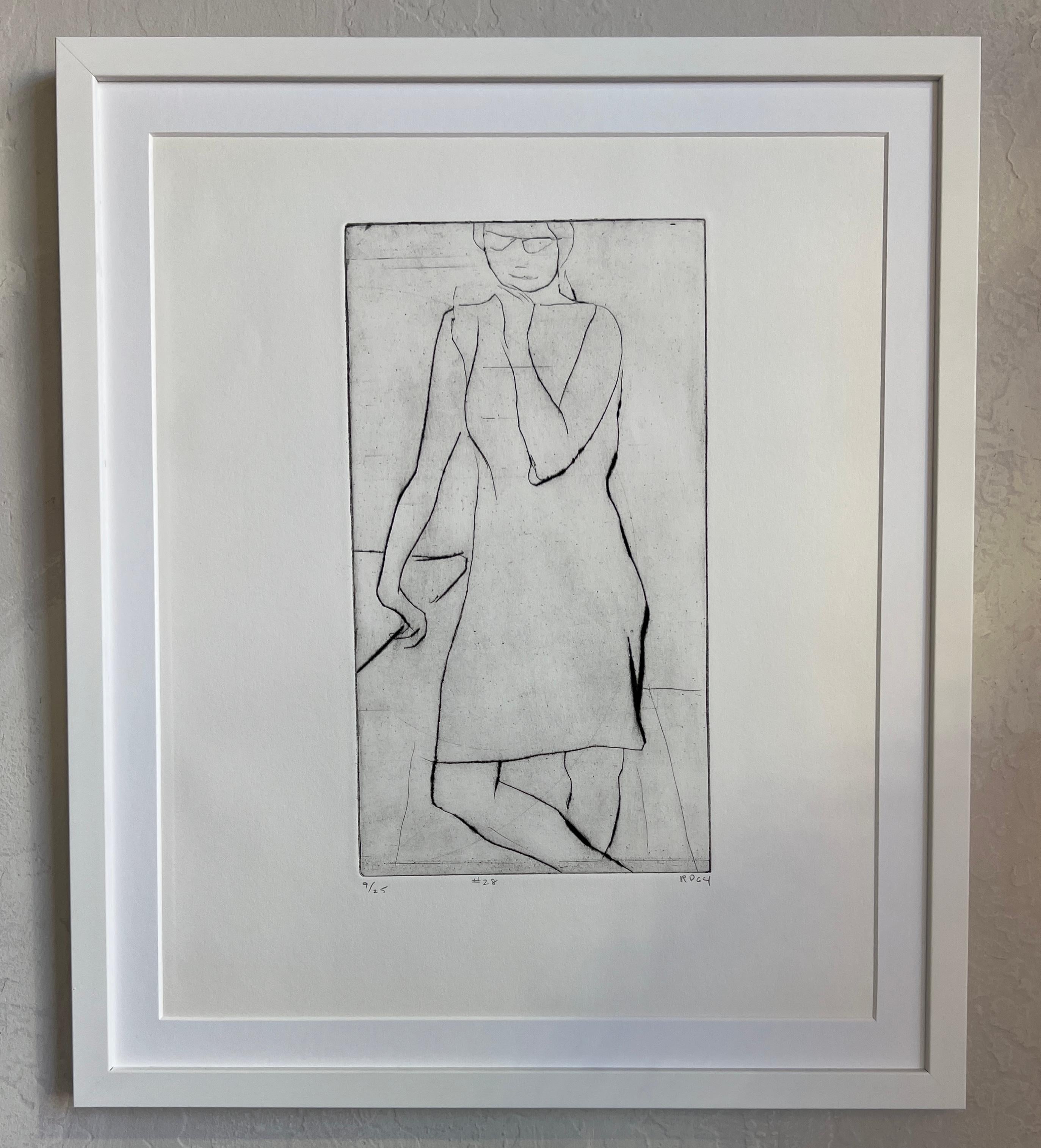 Offered here is a Richard Diebenkorn #28 from 41 Etchings Drypoints
Printed by Kathan Brown and Published by Crown Point Press

In the 1960s, Richard Diebenkorn began experimenting with printmaking at Crown Point Press, eventually publishing a