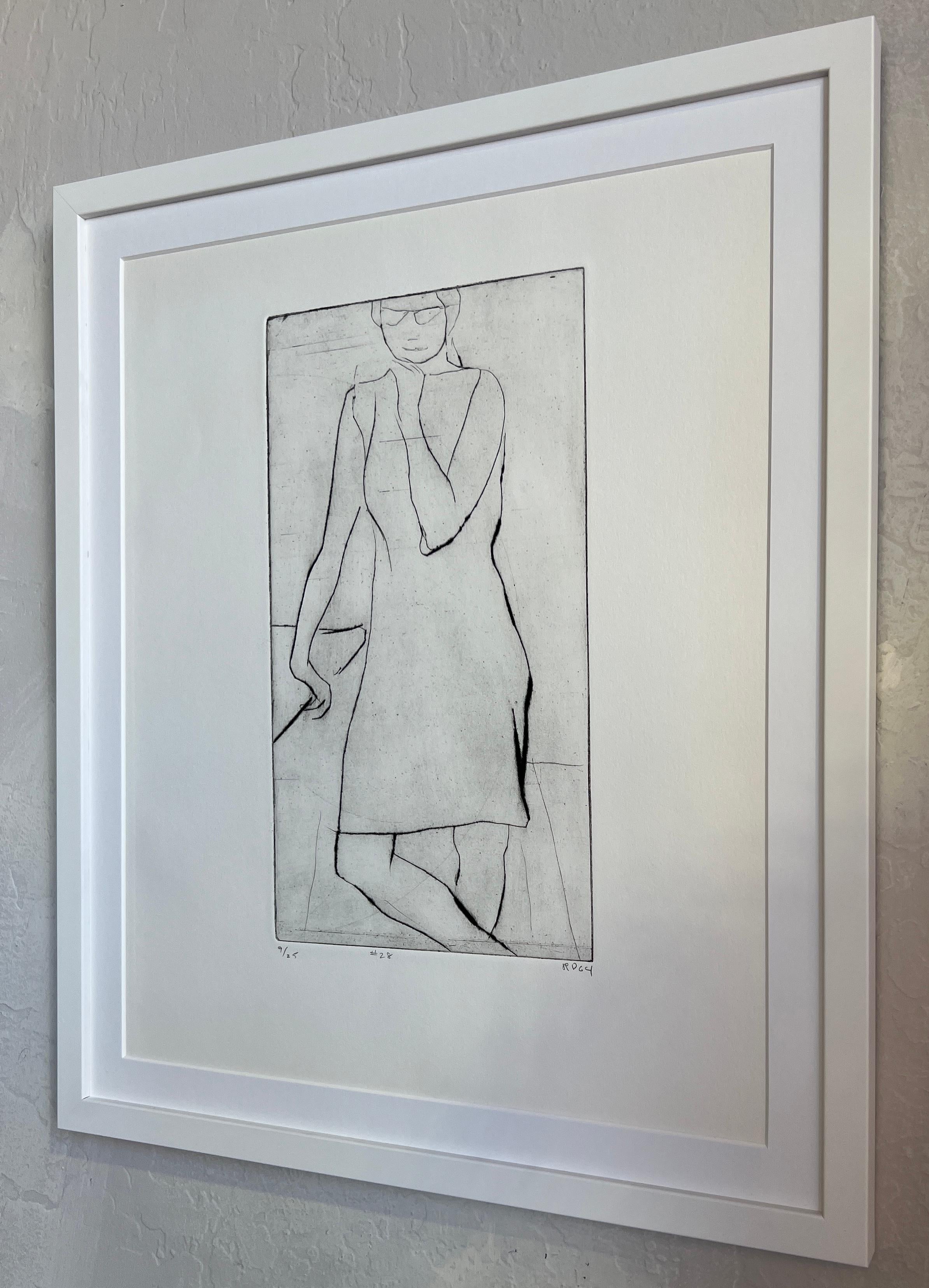 Paper Richard Diebenkorn #28 from 41 Etchings Drypoints Crown Point Press For Sale