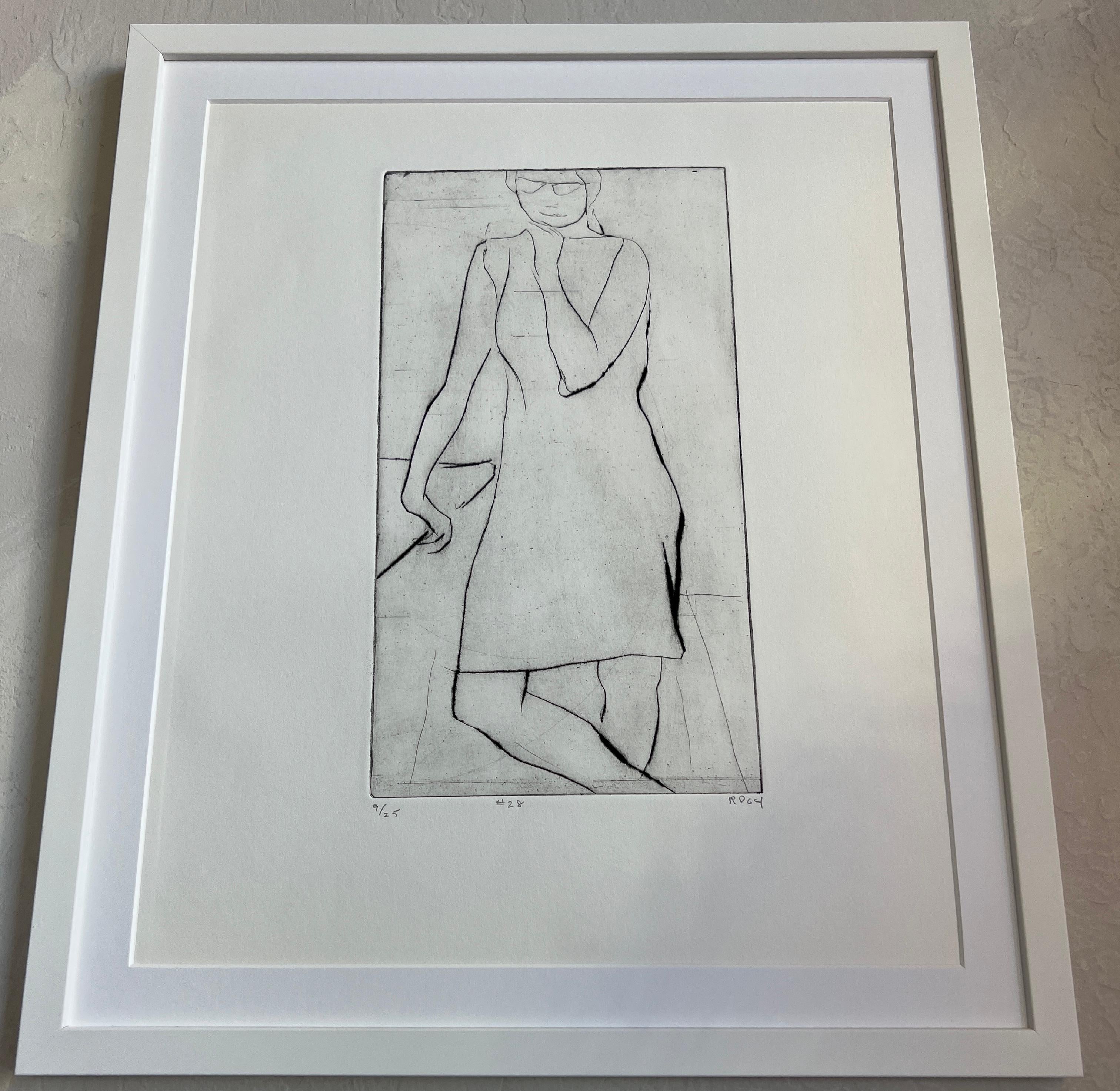 Richard Diebenkorn #28 from 41 Etchings Drypoints Crown Point Press For Sale 1