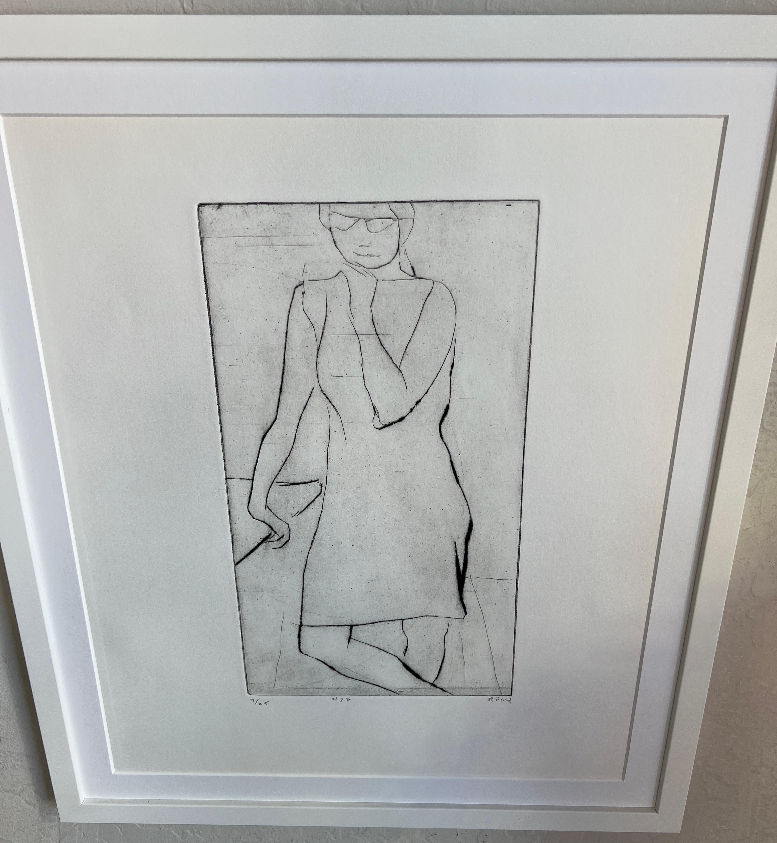 Richard Diebenkorn #28 from 41 Etchings Drypoints Crown Point Press For Sale 2
