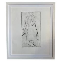 Richard Diebenkorn #28 from 41 Etchings Drypoints Crown Point Press