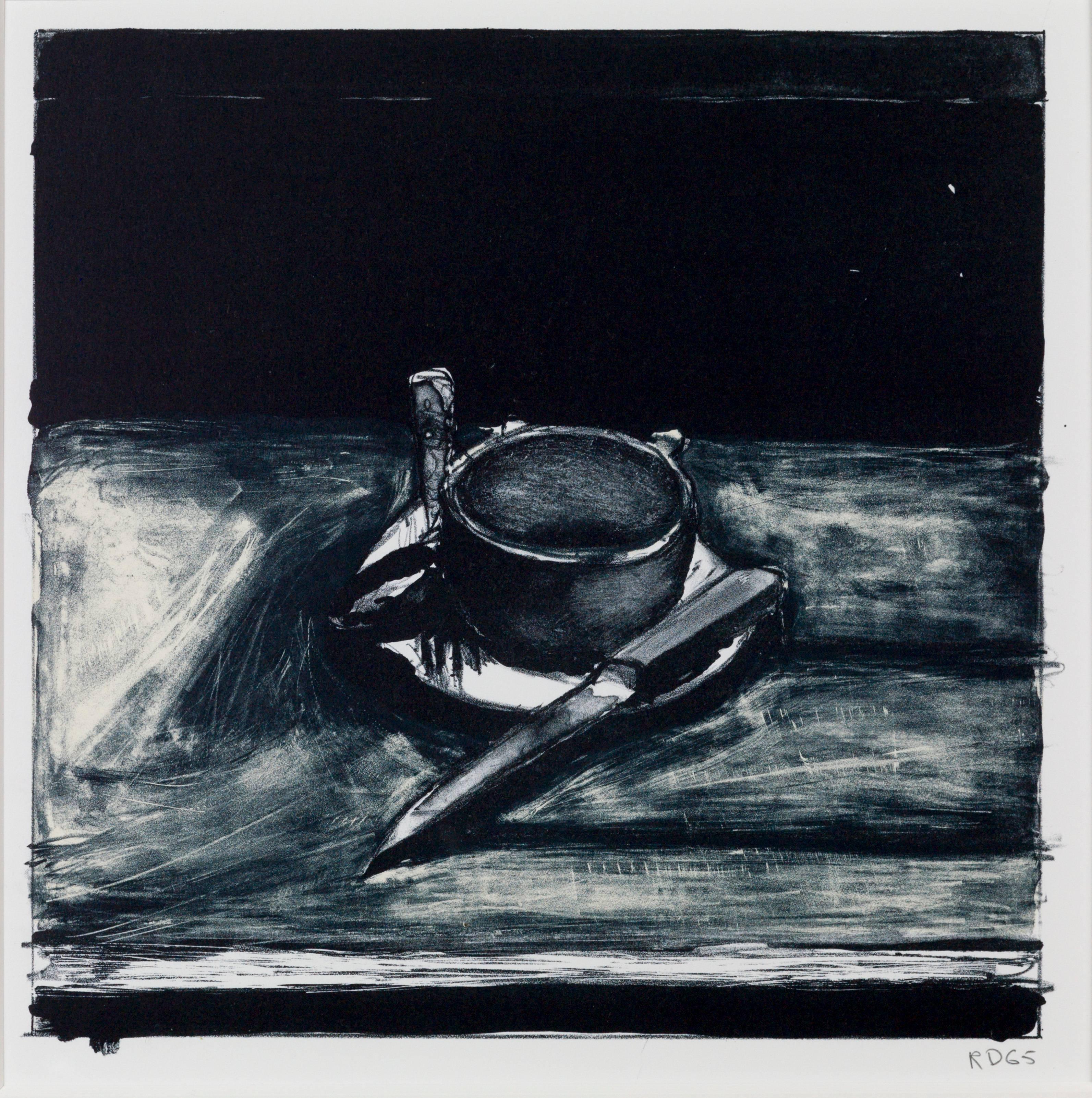 Cup, Saucer, Fork and Knife - Print by Richard Diebenkorn