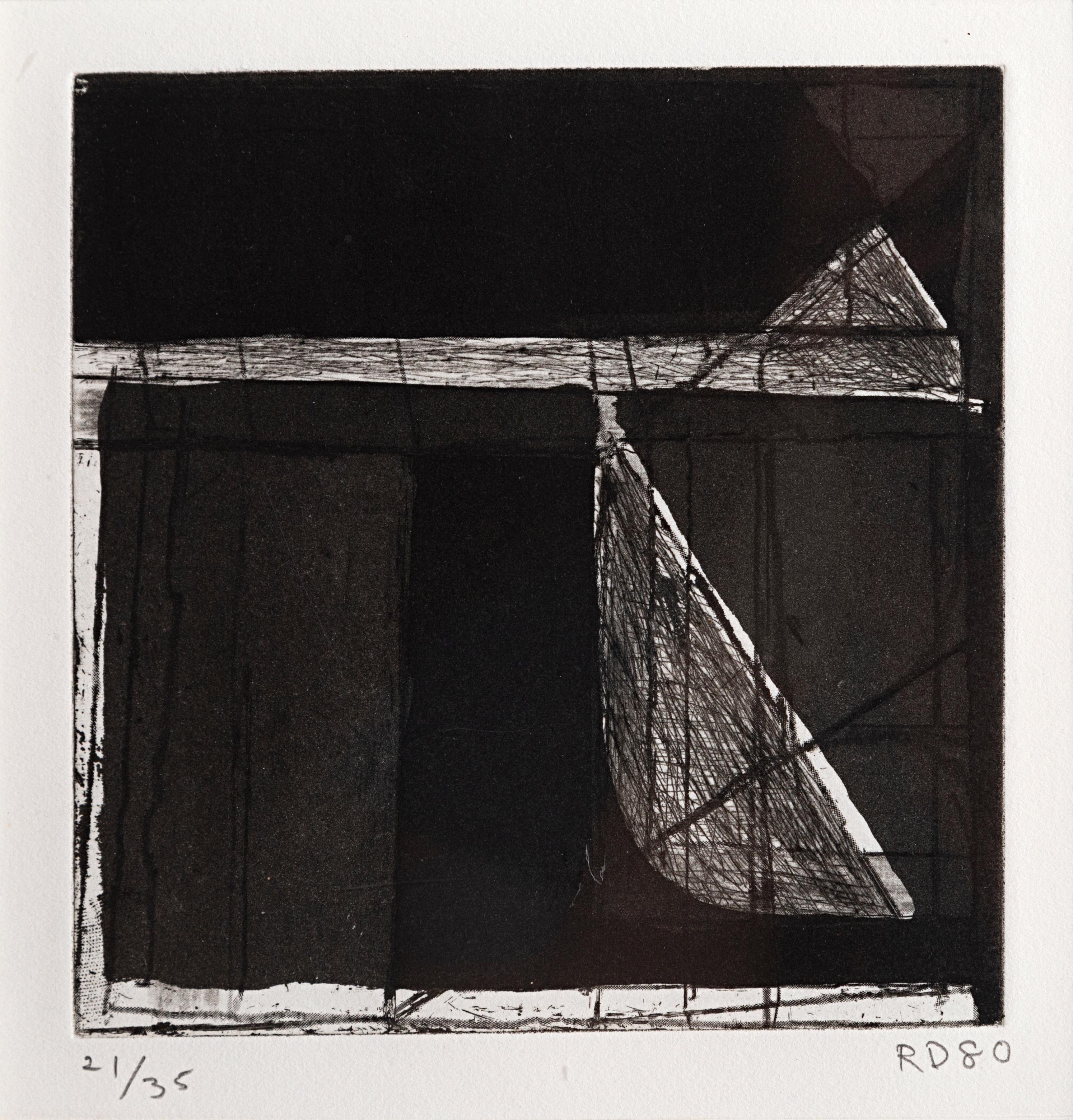 Richard Diebenkorn Abstract Print - Isosceles Triangle and Right Triangle