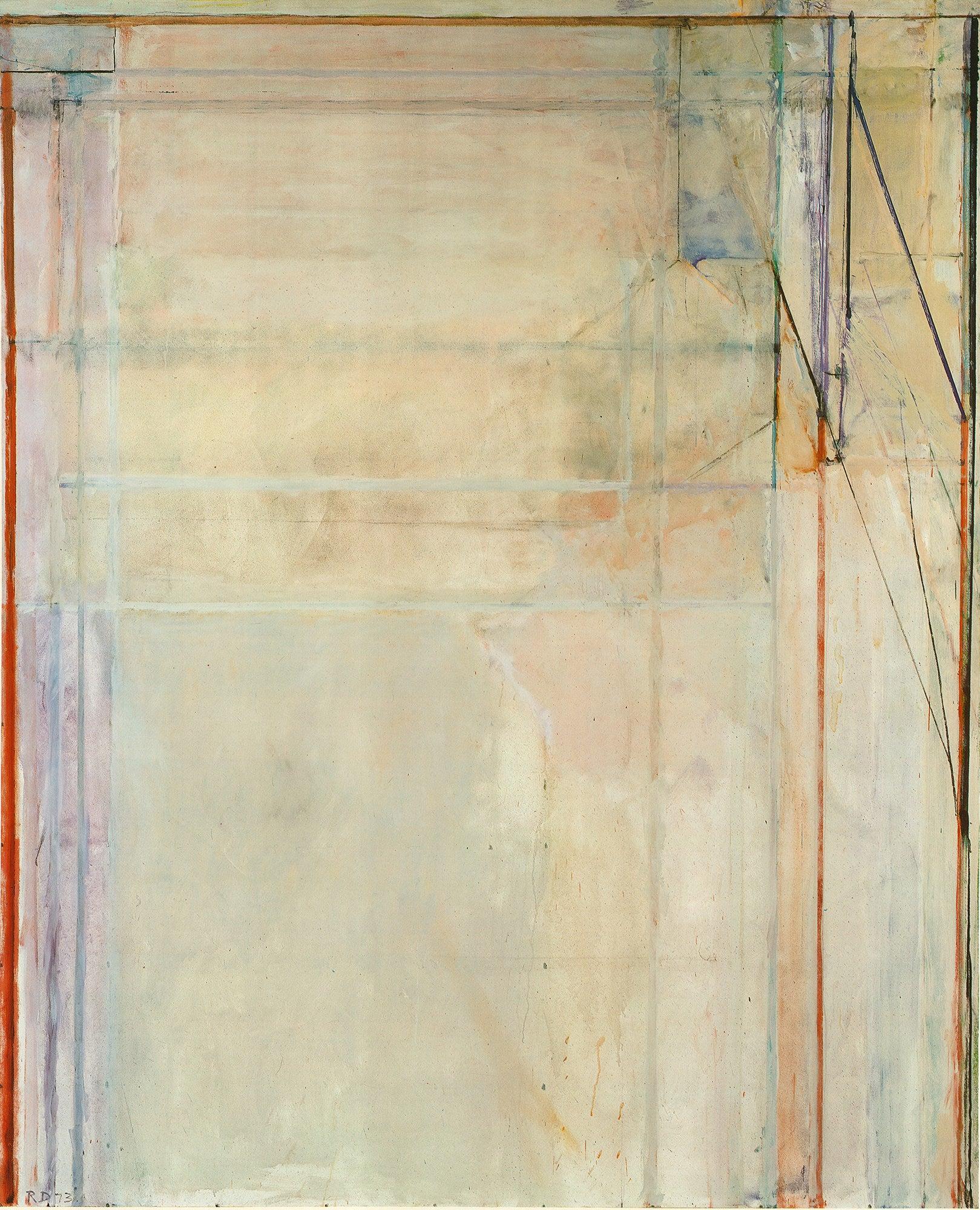 Serie Ocean Park: Nuovi lavori - Abstract Print Beige di Richard Diebenkorn