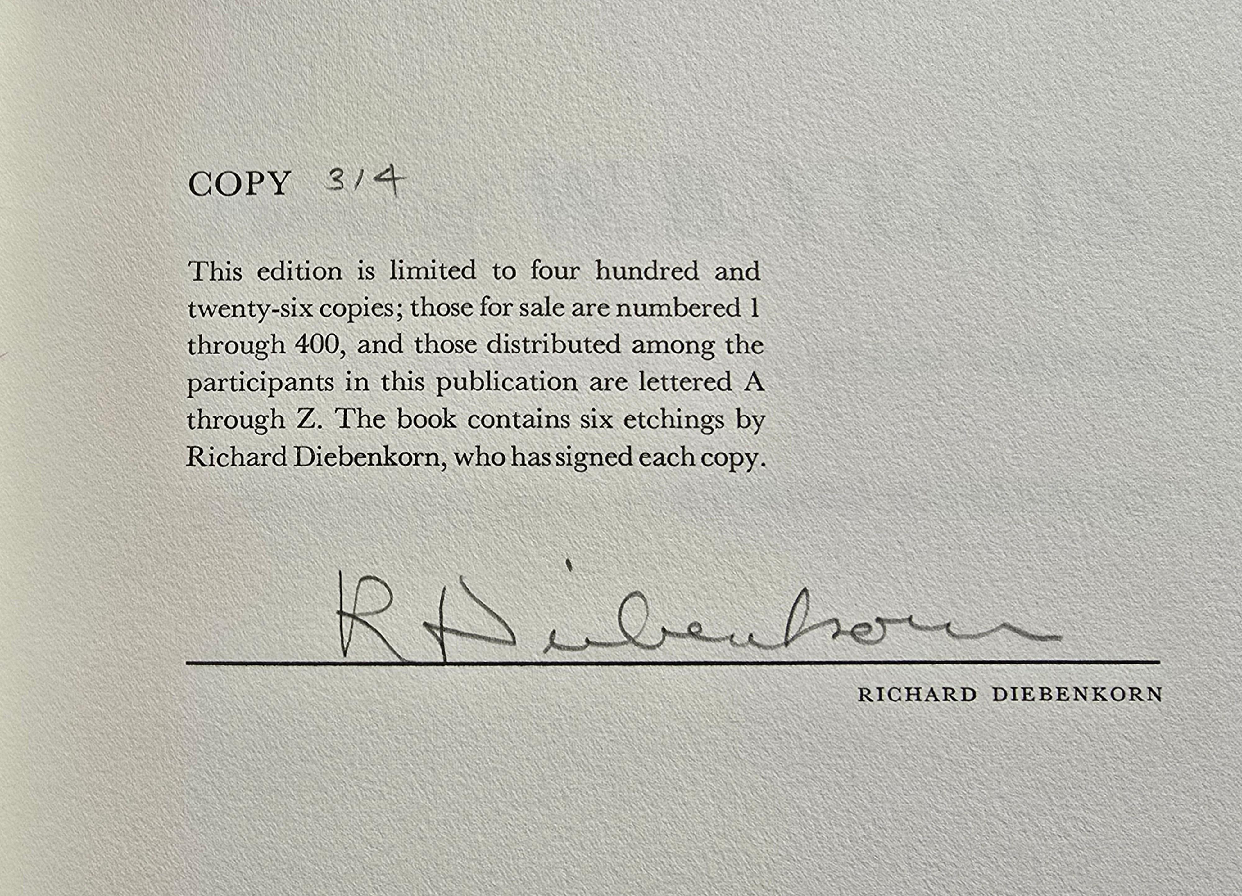 Poems of W.B. Yeats (with 6 Etchings by Richard Diebenkorn, ~21% OFF) For Sale 2