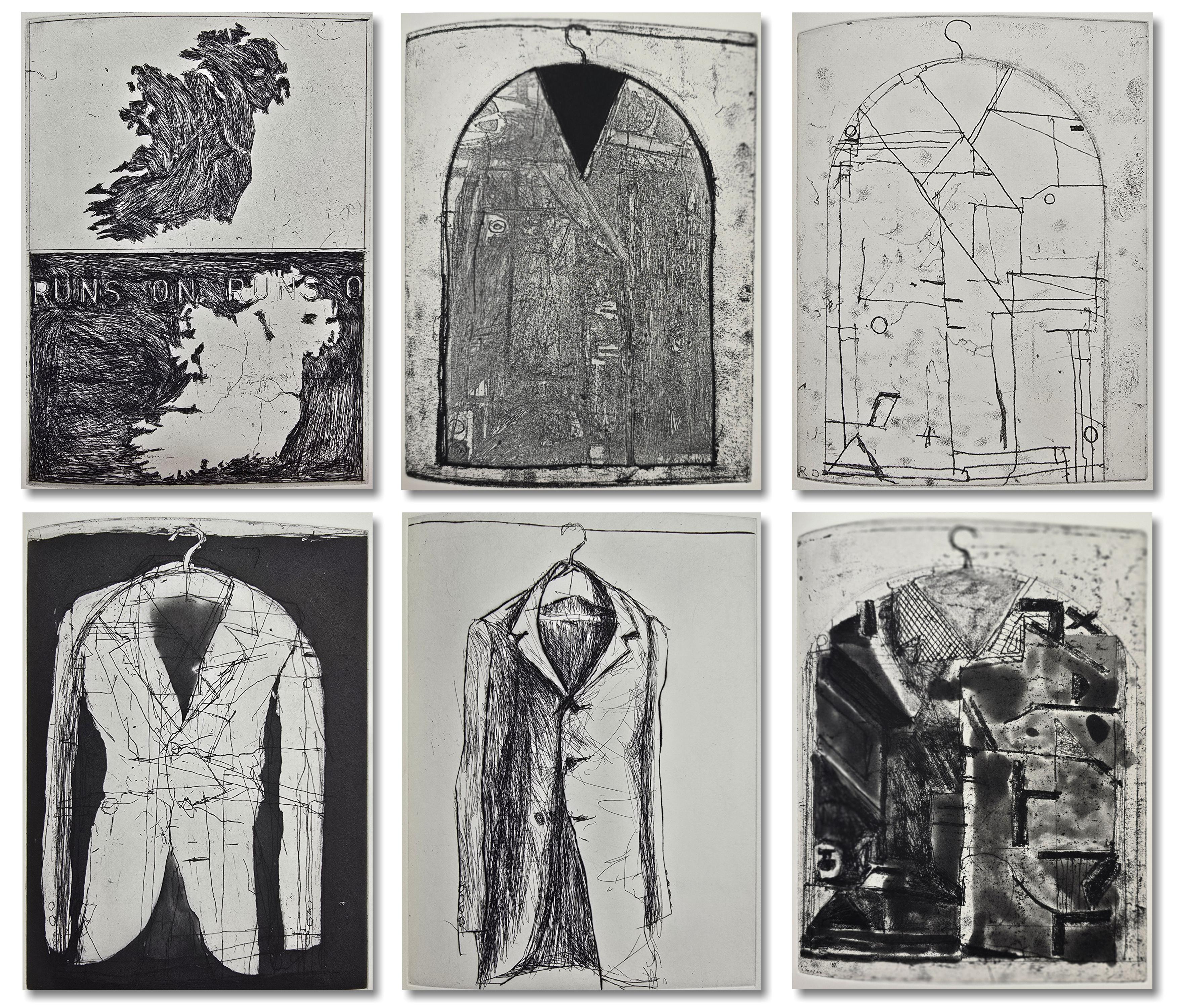 Richard Diebenkorn
Poems of W.B. Yeats (with 6 Etchings by Richard Diebenkorn)
Year: 1990
Size: 10.5 x 8.25 (26.67 x 20.95 cm) (each)
Edition: 314 of 400
Signed in pencil “R Diebenkorn”
Publisher: Arion Press
Condition: Fine

Quarter red goatskin