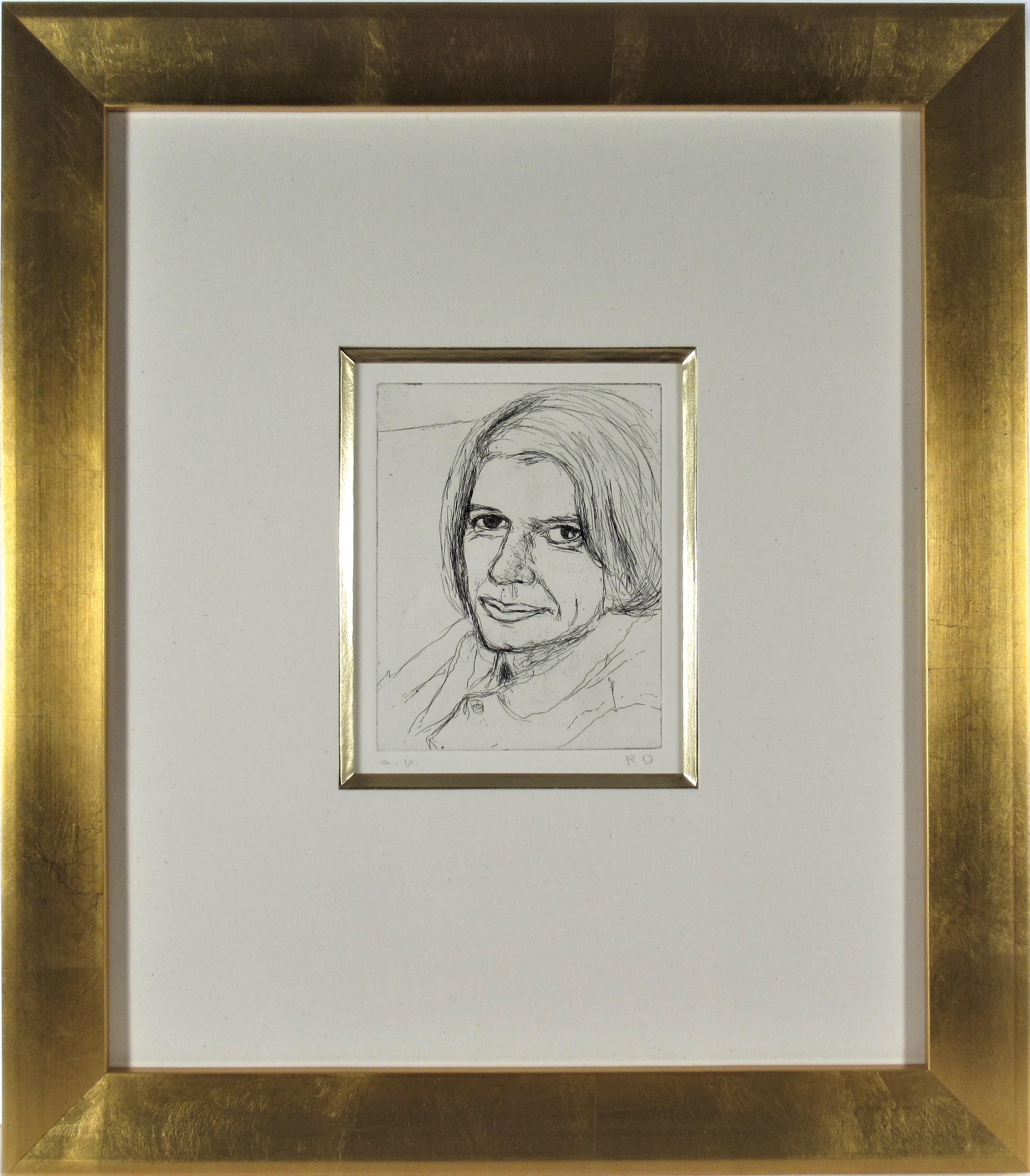 Richard Diebenkorn - "Portrait of Phyllis #22" from the suite "41 Etchings  and Drypoints" For Sale at 1stDibs