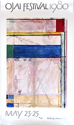 Richard Diebenkorn - Ojai Festival VIP, litografia deluxe firmata in edizione limitata