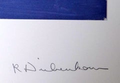 Richard Diebenkorn, Olympic Lithograph, 1984, Deluxe signed Lt Ed w/official COA