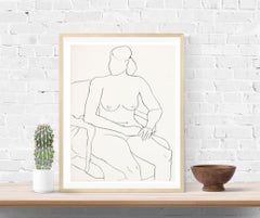 Richard Diebenkorn 'Seated Nude' Limited Edition, Signed Print