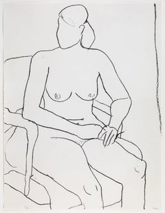Richard Diebenkorn 'Seated Nude' Limited Edition, Signed Print