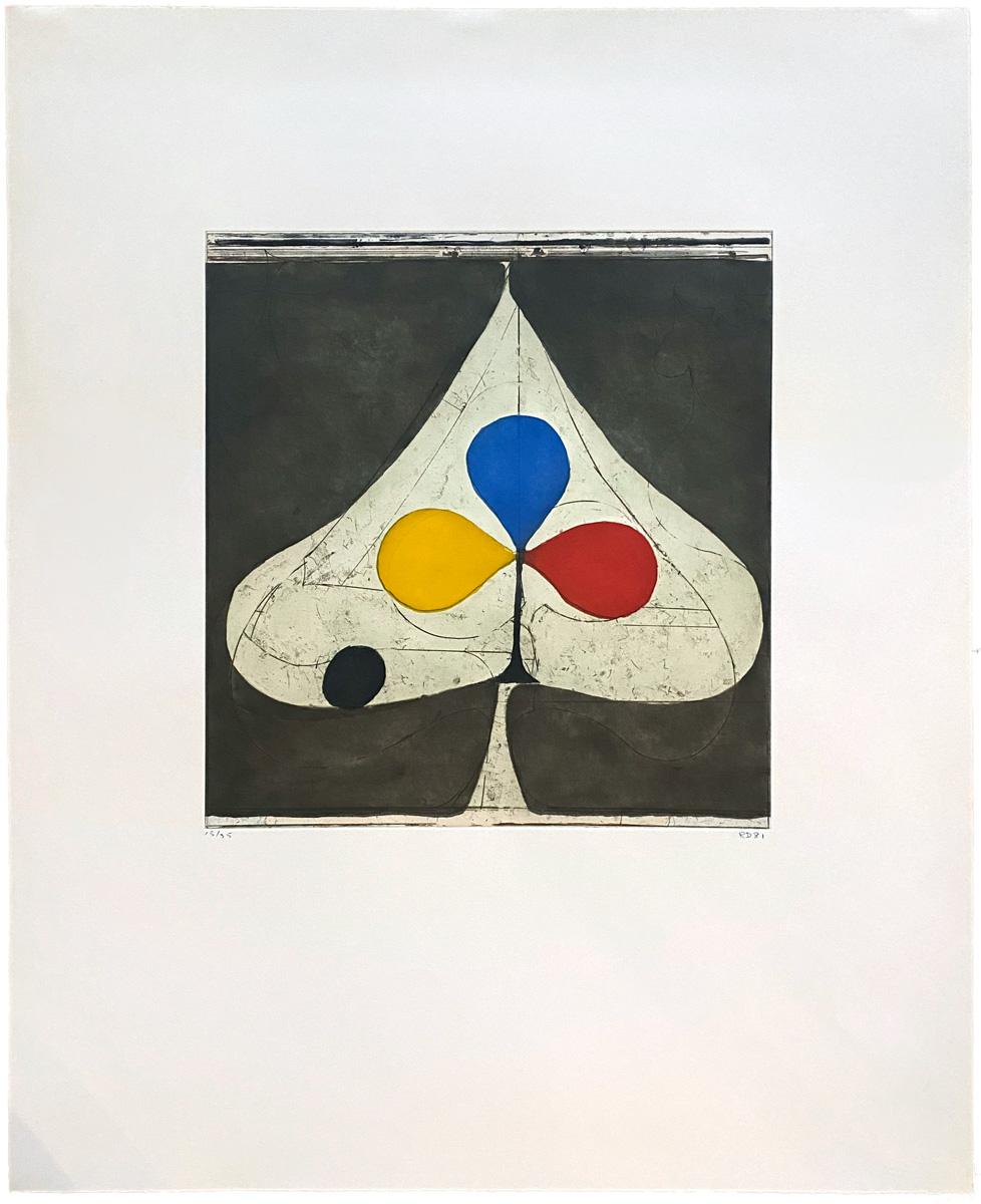Richard Diebenkorn Abstract Print - Tri-Color II