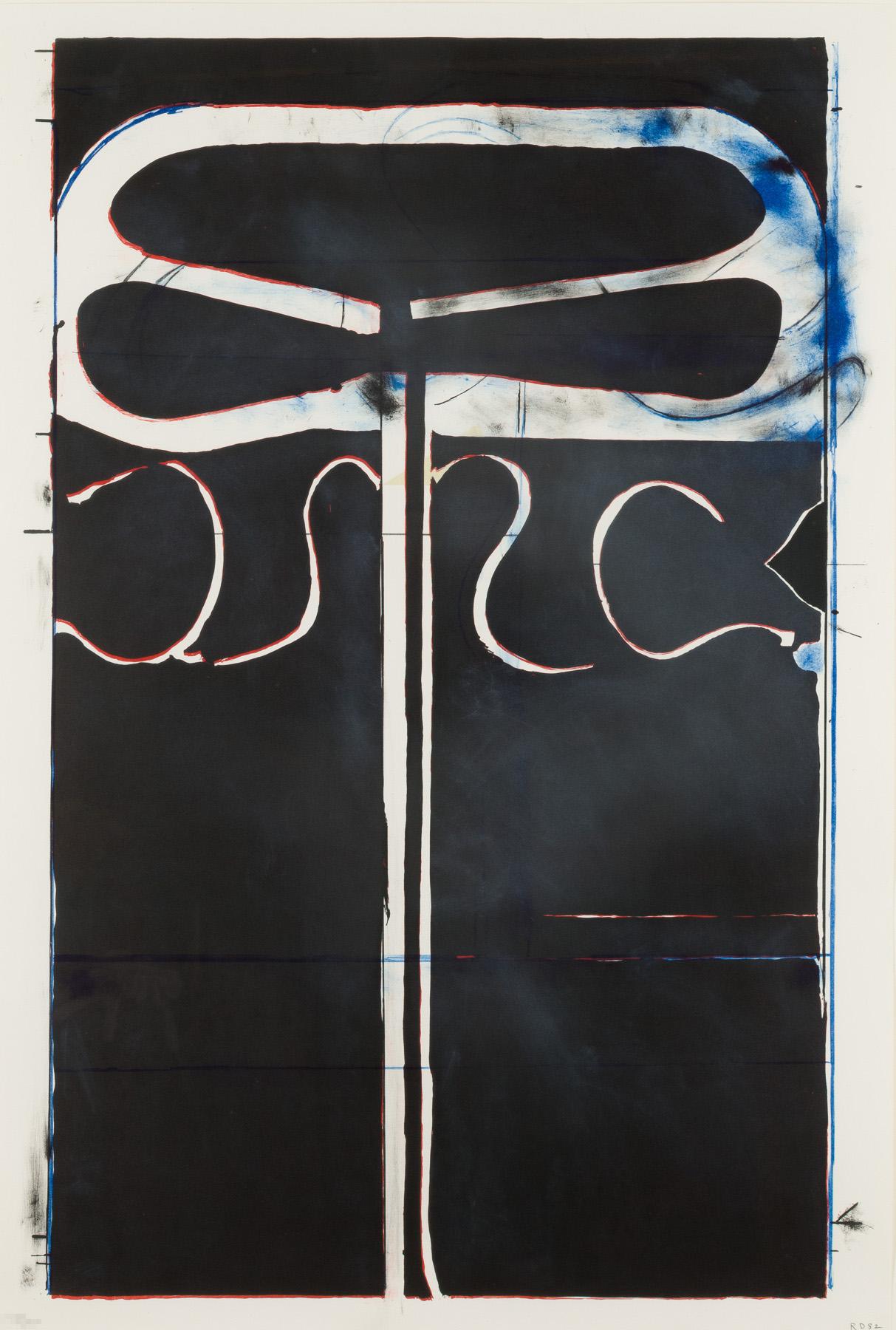 Richard Diebenkorn Abstract Print – Ohne Titel (aus Club/Spade Group '81-82)