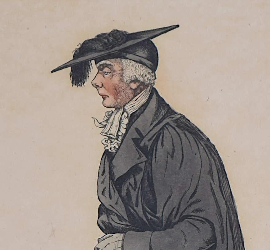 A View from St John's College, Cambridge (1809), engraving by Richard Dighton For Sale 1