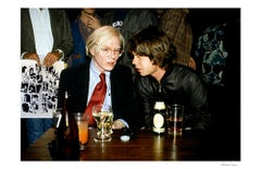 Andy Warhol and Mick Jagger in Color