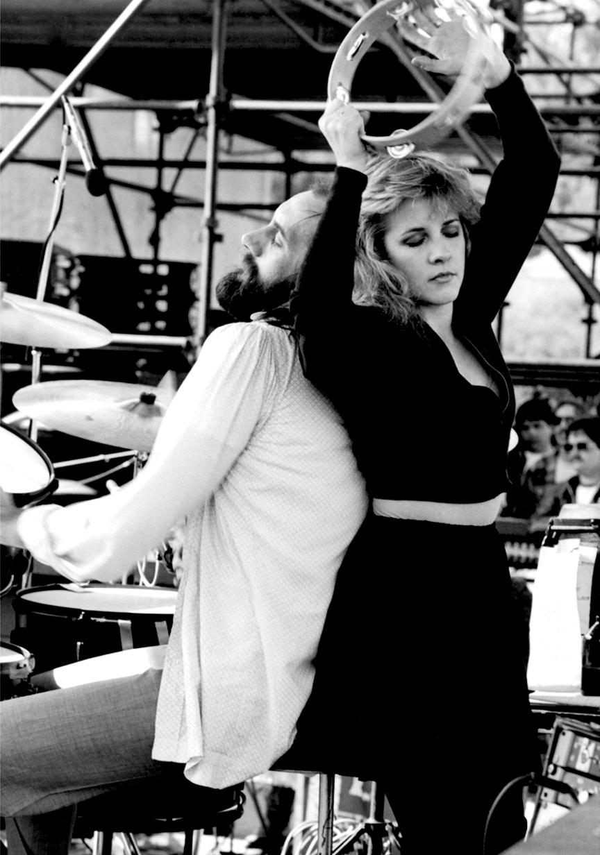 Richard E. Aaron Black and White Photograph - Fleetwood Mac #1 Photo