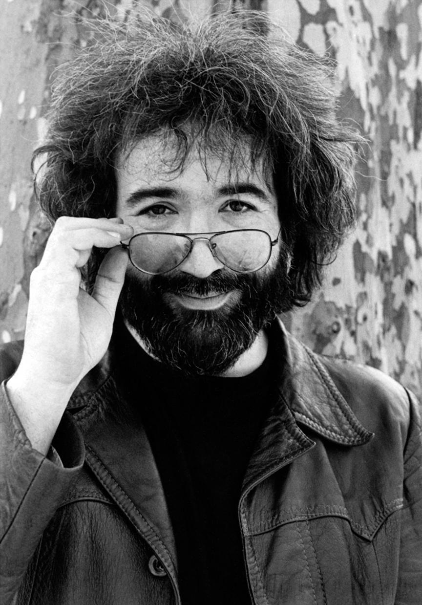 Richard E. Aaron Black and White Photograph - Jerry Garcia #2 Photo