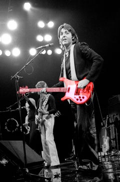 Paul McCartney 1976 Colorized Guitar