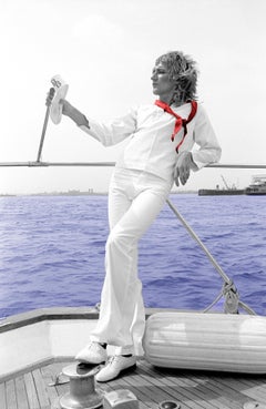 Rod Stewart - On a Boat on Hahnemuehle paper