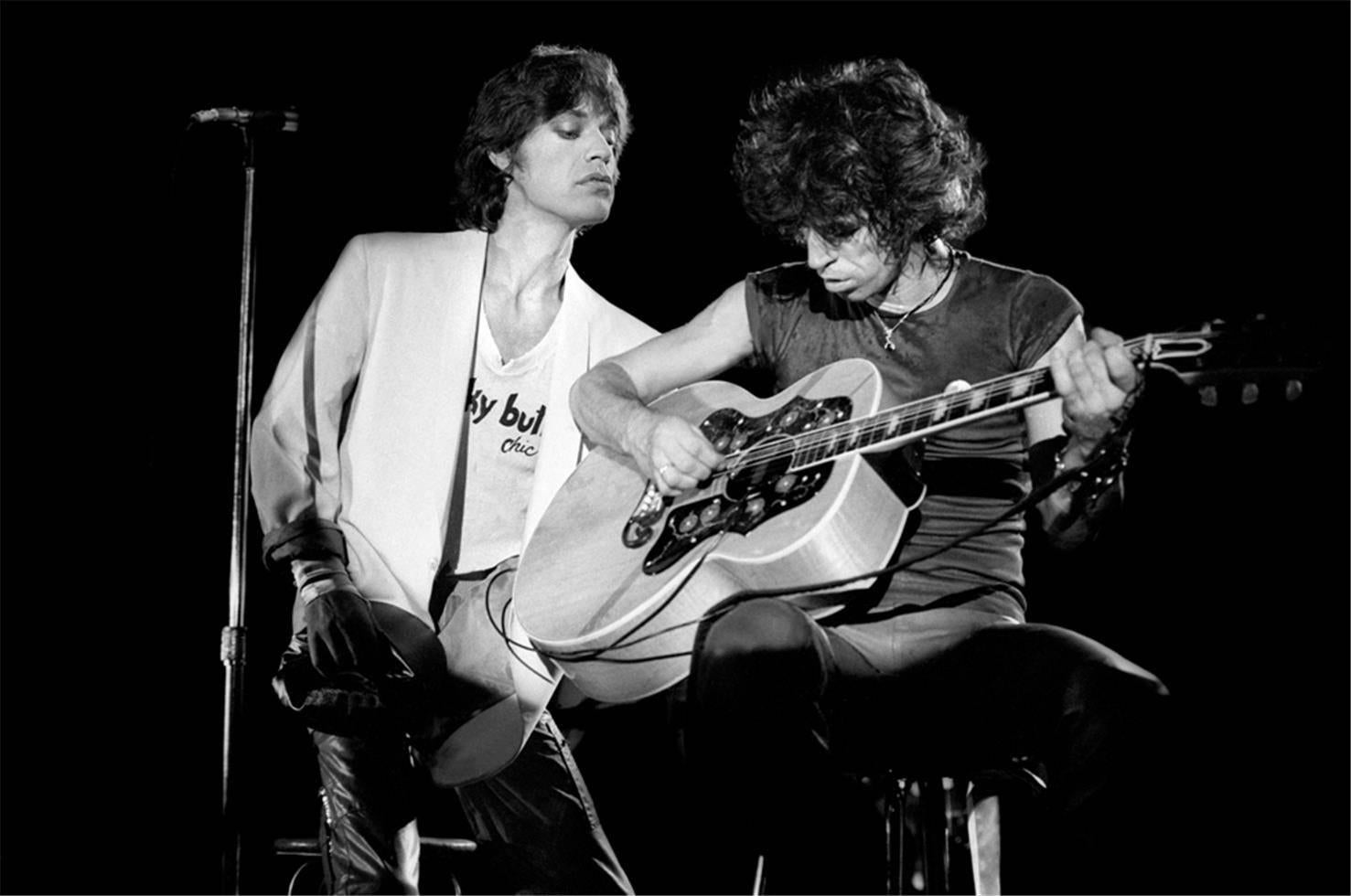 Richard E. Aaron Black and White Photograph - Rolling Stones, 1978