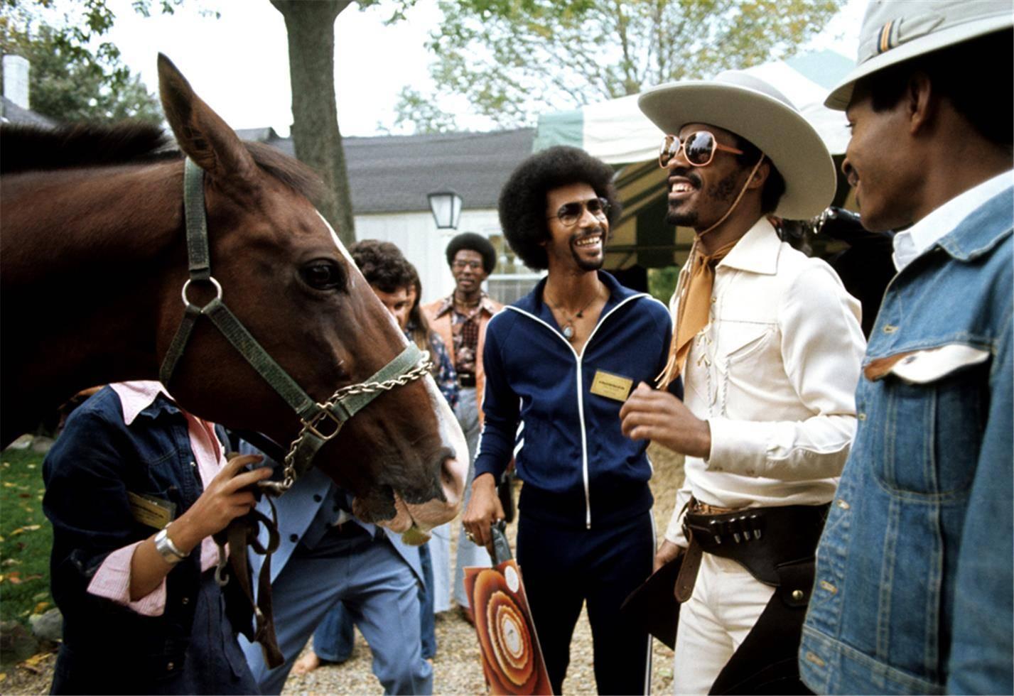 Richard E. Aaron Color Photograph - Stevie Wonder, 1978