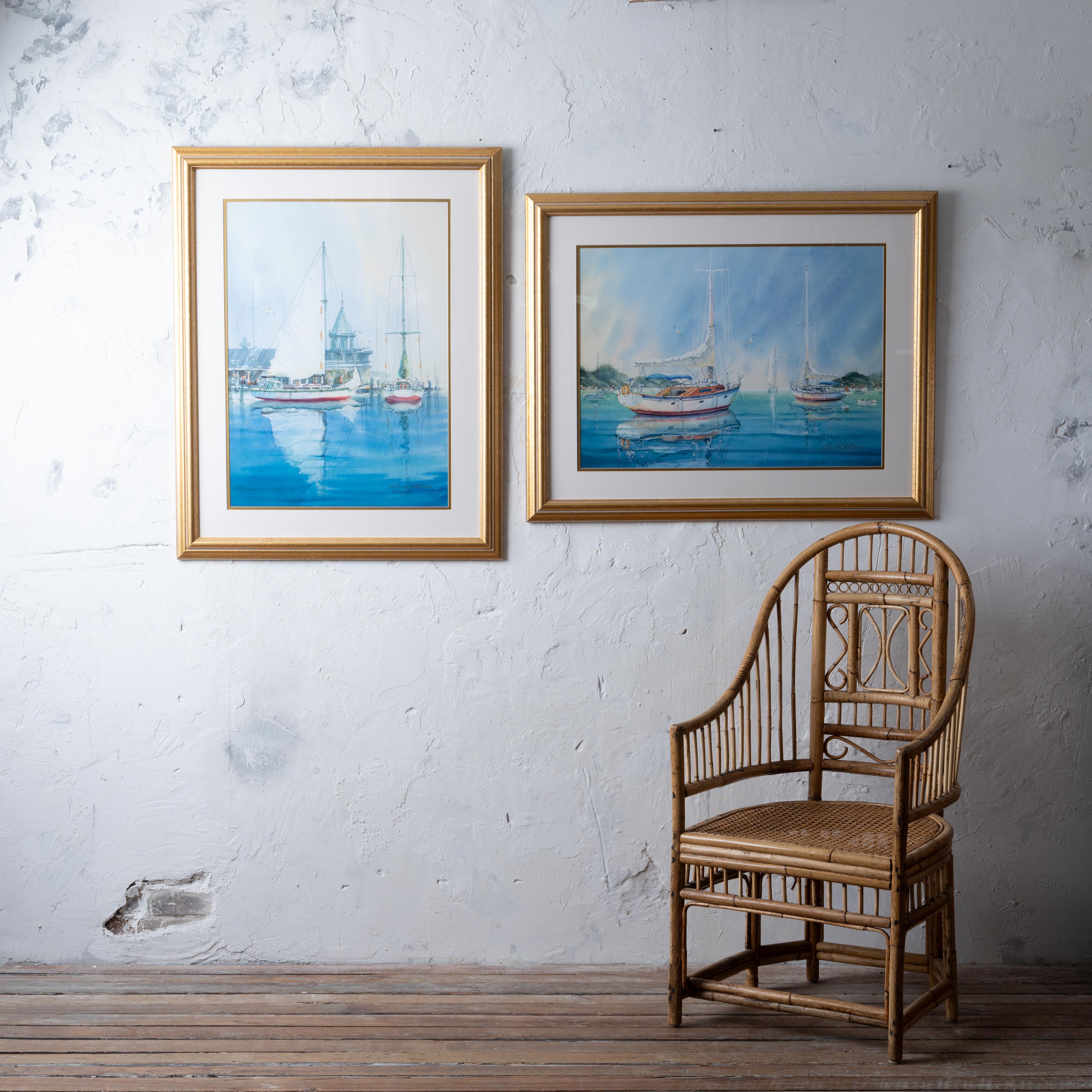 Richard E. Williams Segelboot Drucke (amerikanisch) im Angebot