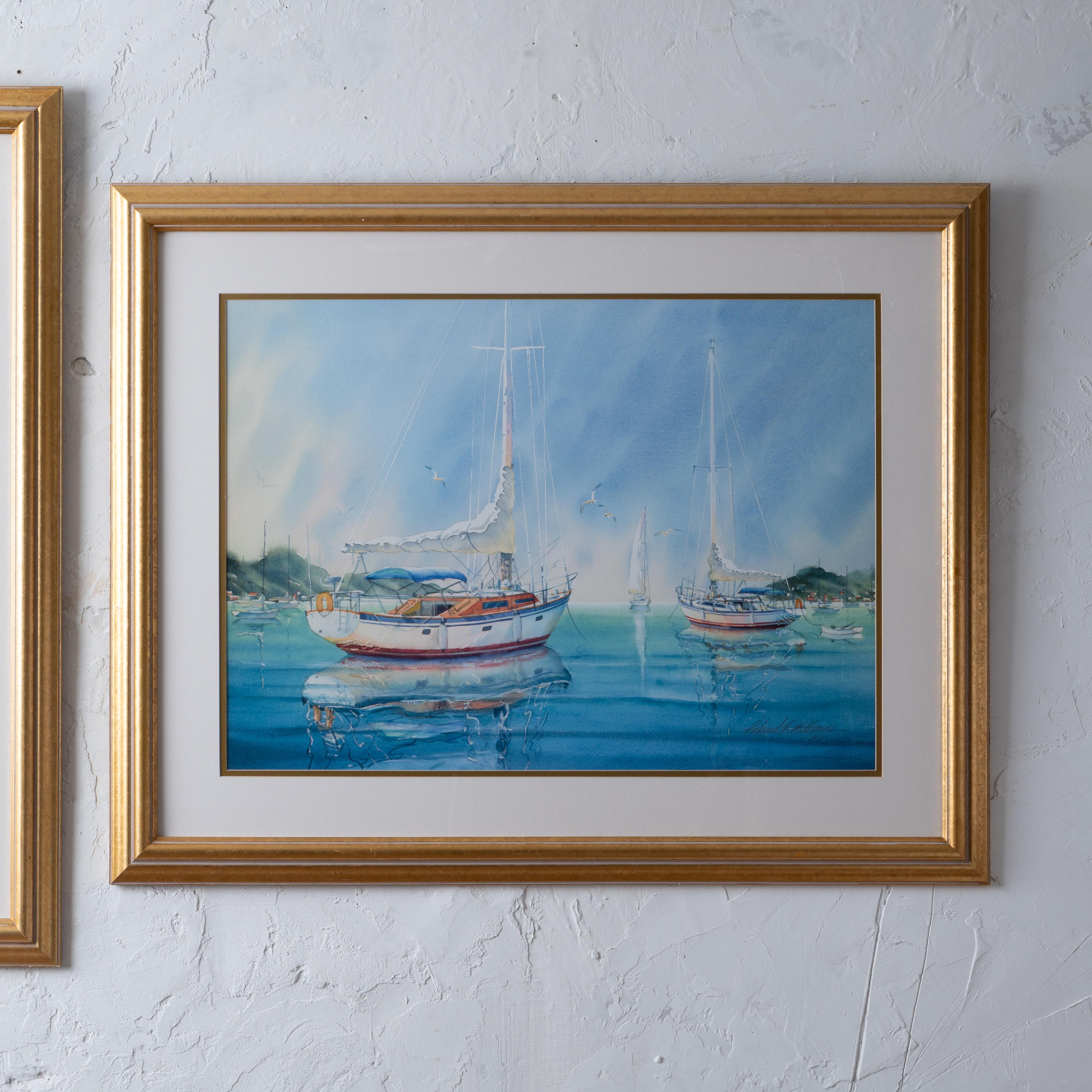 Richard E. Williams Segelboot Drucke (20. Jahrhundert) im Angebot