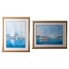 Vintage Richard E. Williams Sail Boat Prints