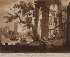 Richard Earlom after Claude Lorrain - 1774 Etching, Liber Veritatis No. 32