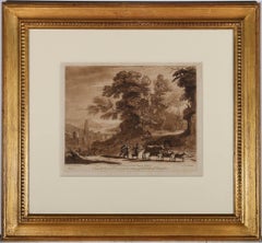 Richard Earlom after Claude Lorrain - 1774 Etching, Liber Veritatis No. 34