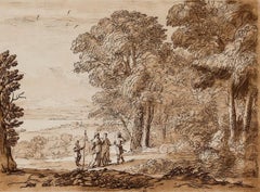 Richard Earlom d'après Claude Lorrain - 1774, gravure à l'eau-forte, « Céphale et Procris »