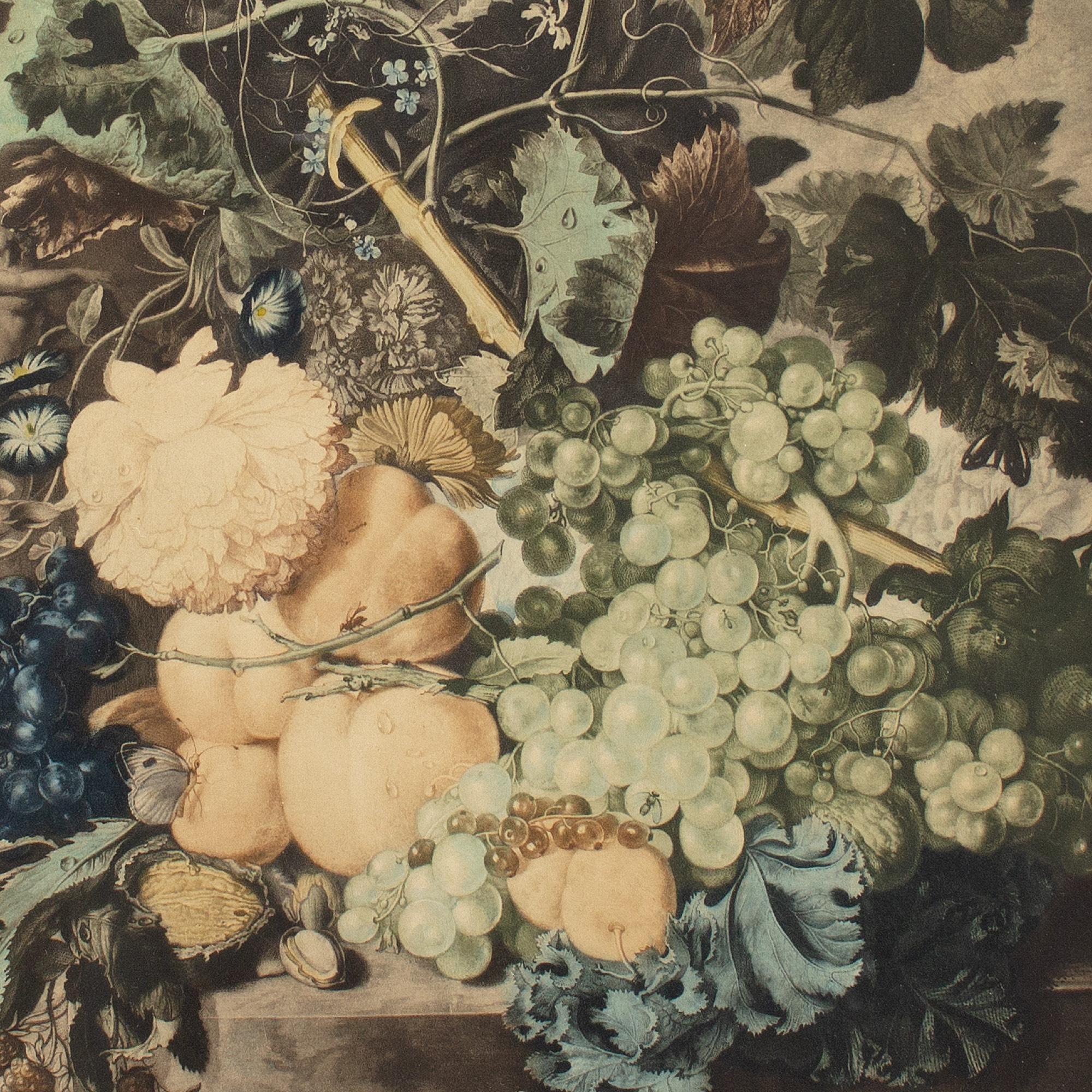 Richard Earlom Después de Jan Van Huysum, Bodegón con flores en venta 4
