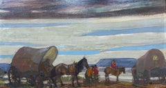Western Landscape by New England Impressionist painter