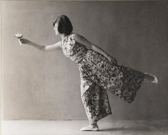 Woman In Ballet Pose Holding a Flower - San Francisco Richard Edwards