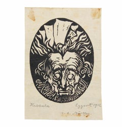 Kabbala - Acquaforte attribuita a Richard Egert - 1910