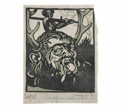 Scena mitologica - Acquaforte attribuita a Richard Egert - Inizio XX secolo