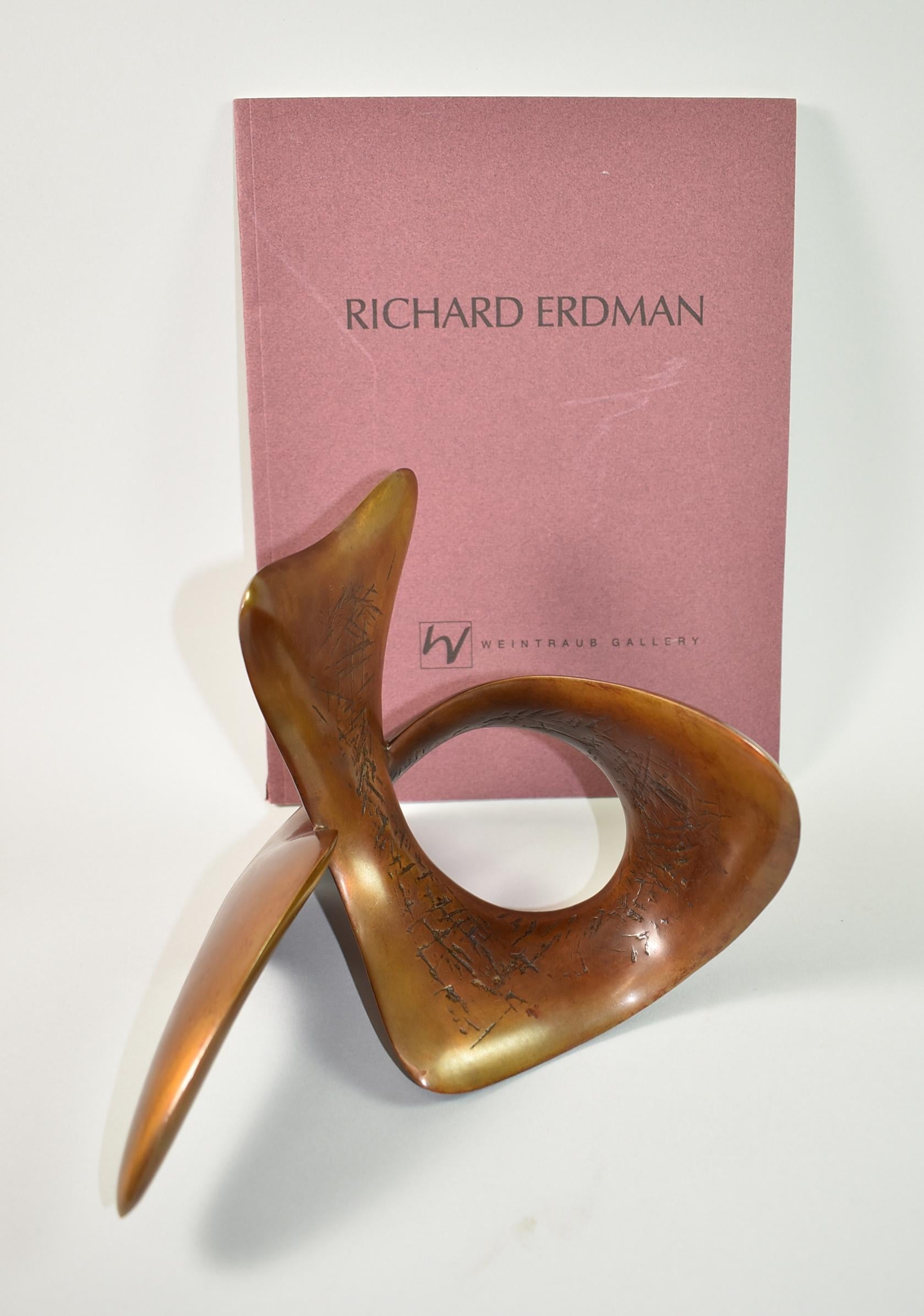 Richard Erdman Modern Bronze Sculpture Marked 1986 Limited Edition Series 2/7 For Sale 2