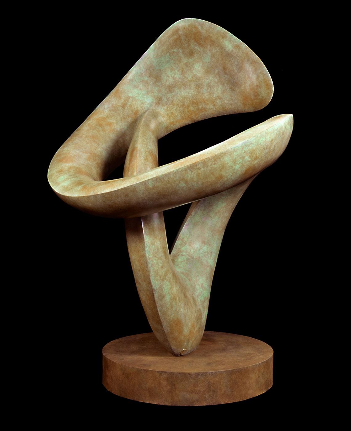 "Odyssey" cast bronze sculpture - Sculpture by Richard Erdman