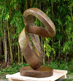 "Spira Grande" large bronze sculpture