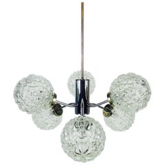 Lampadario asimmetrico Richard Essig, circa anni '70