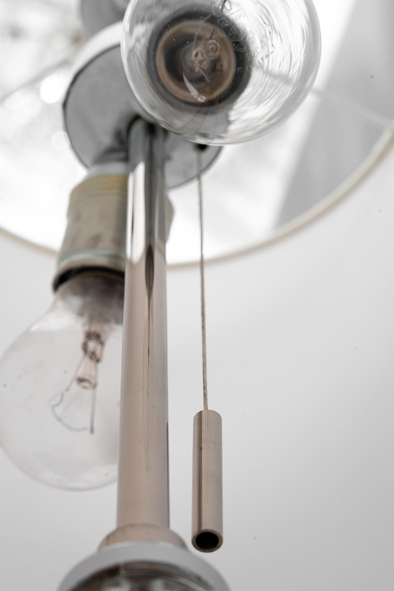 Richard essig floor lamp with fabric shade germany around 1970s en venta 3