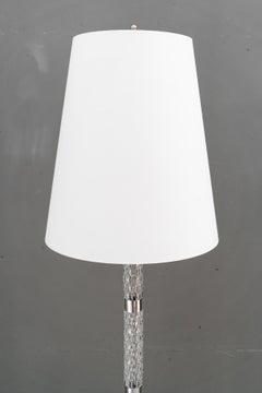 Richard essig floor lamp with fabric shade germany around 1970s