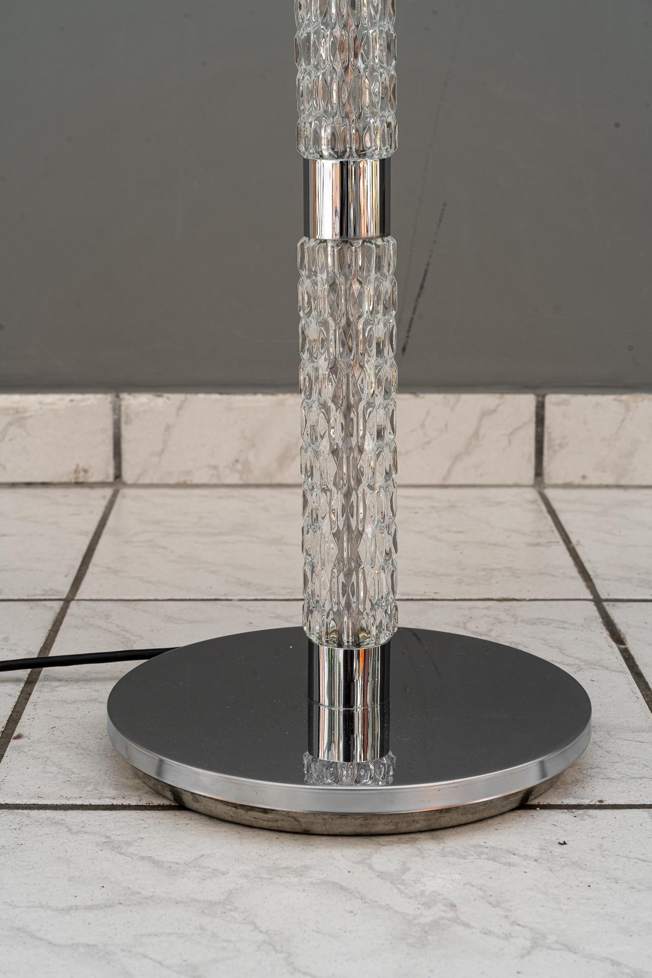 Richard essig floor lamp with fabric shade germany around 1970s en Bueno estado para la venta en Wien, AT