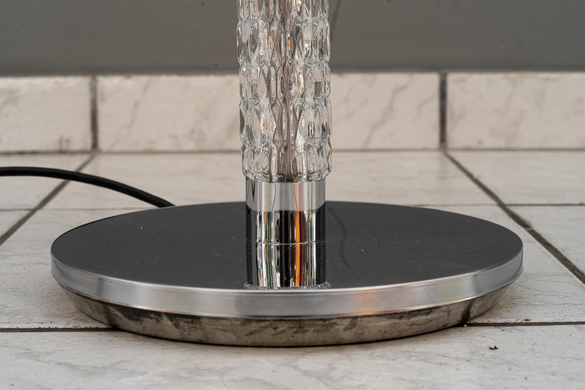 Richard essig floor lamp with fabric shade germany around 1970s en venta 1