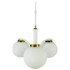 Richard Essig White Space Age Chandelier, circa 1970s