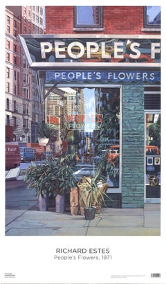 richard estes people
s flowers Richard Estes
People
s Flowers
2022- Offset Lithograph