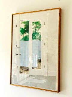 Richard Ewen Watercolor on Paper, "Sun Porch"