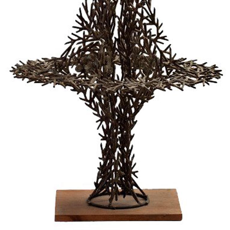 Sculpture in bronze and silver by Richard Filipowski, ca. 1960-1965 For Sale 2