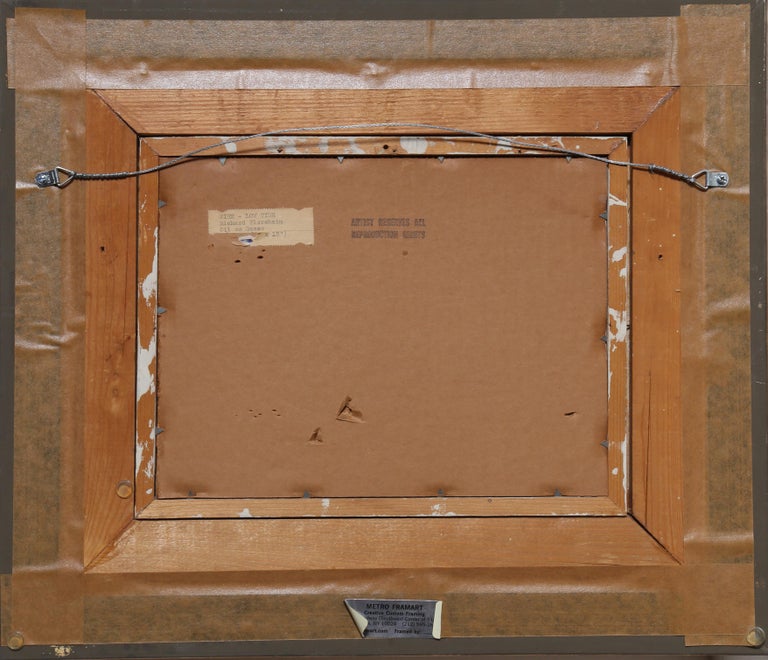 Richard Florsheim Fire Low Tide, Seascape Painting For Sale at 1stDibs