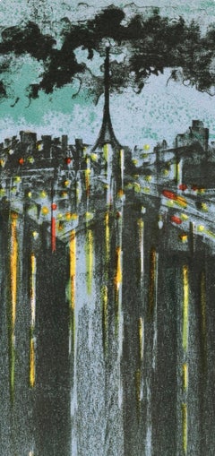 Richard Florsheim, The Seine in Paris, from Prints from the Mourlot Press, 1964